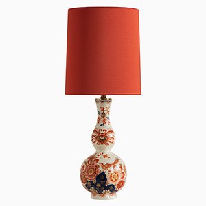 One-of-a-Kind Handcrafted Robin Table Lamp from Vintage Delft Imari Pijnacker Vase