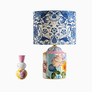 Handgefertigte Ginger Jar Tischlampe und Vintage Vase, 2er Set