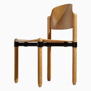 Stackable Beech Chair, 1970s
