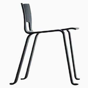 Ombra Tokyo Chair in Black Stained Oak by Charlotte Perriand for Cassina