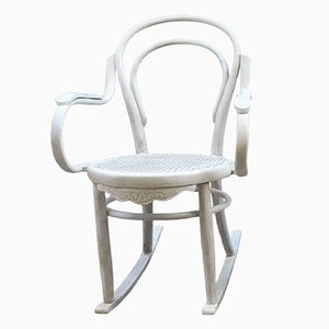 Rocking Chair en Bois Courbé, 20ème Siècle
