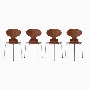 Ant Chairs by Arne Jacobsen for Fritz Hansen, 1950s, Set of 4