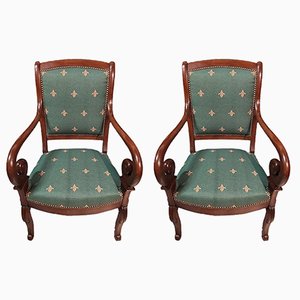 Empire Style Armchairs, Set of 2