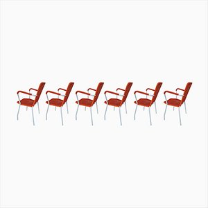 Italian Chairs, 1950s, Set of 6