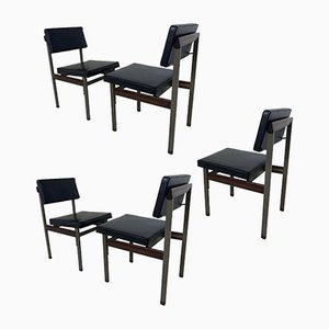 Dining Table & Chairs Set by Louis van Teeffelen for WéBé, 1960s, Set of 5