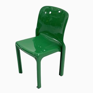 Green Selene Chair by Vico Magistretti for Artemide, 1970s