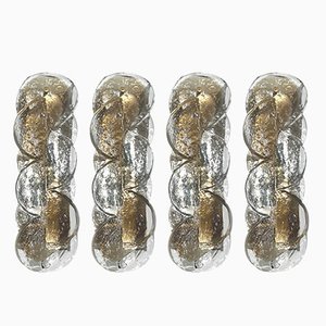 Mid-Century Austrian Citrus Wall Sconces in Murano Glass from Kalmar, 1970s, Set of 4