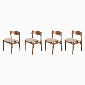Chairs by Erik Buch, Set of 4