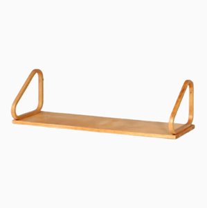 Mid-Century Modern Birch 112B Wall Shelf by Alvar Aalto for Artek, 1950s