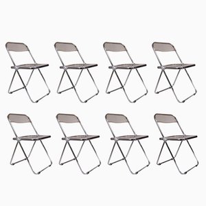 Plia Stühle von Giancarlo Piretti, 8 Set