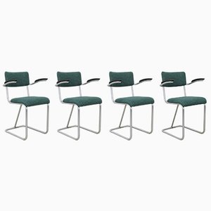 Chaises de Salle à Manger Modèle 107 par WH Gispen, 1950s, Set de 4