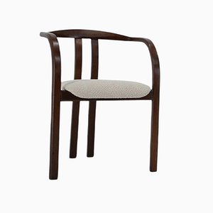 Dining or Side Chair in Cream Bouclé Fabric from TON, 1980s