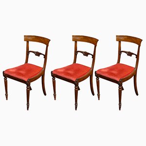 William IV Rosewood Chairs, Set of 3