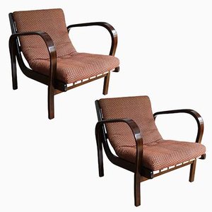 Armchairs by Kropacek and Kozelka for Interier Praha, 1950s, Set of 2