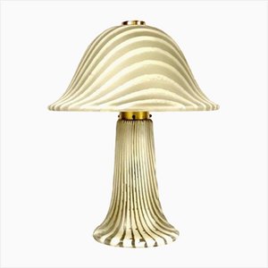 Lámpara de mesa Mushroom grande de Peill Putzler, años 70