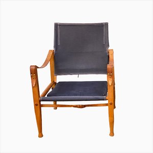 Mid-Century Danish Safari Chair by Kaare Klint for Rud Rasmussen, 1960s