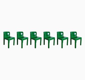Model 4875 Chairs by Carlo Bartoli for Kartell, 1970s, Set of 6