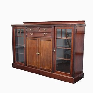 4-Door Mahogany Bookcase by Maple and Co, 1920s