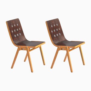 Bugholz Stühle von Roland Rainer, 2er Set