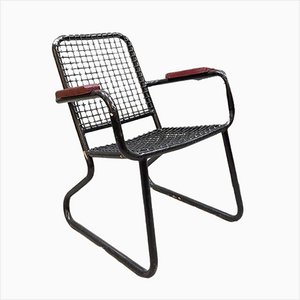 Vintage Wire Garden Chair, The Netherlands