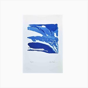 Tonino Maurizi, Expression in Blue, Original Silkscreen, 1970s