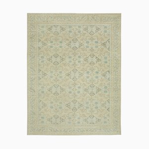 Tapis Oushak Beige Tissé Main, Turquie