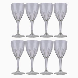 Crystal Glasses from Saint Louis, Set of 8