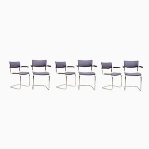 Vintage S43 Dining Chairs by Mart Stam for Thonet, Set of 6