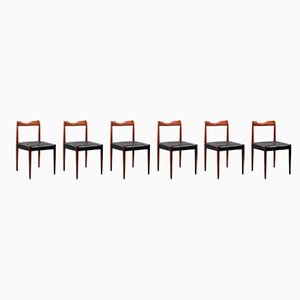 German Dining Chairs by Lübke, 1960s, Set of 6