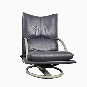 Special Color Leather Model 418 Torino BMP Lounge Chair from Rolf Benz, Germany, 1980s