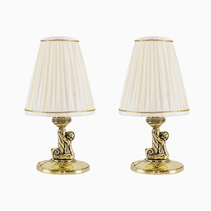 Art Deco Table Lamps, 1920s, Set of 2