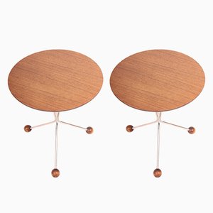 Mid-Century Side Tables in Teak by Albert Larsson from Alberts Tibro, 1960s, Set of 2