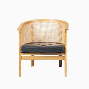 Oak and Leather 7701 Side Chair by Rud Thygesen & Johnny Sørensen for Botium