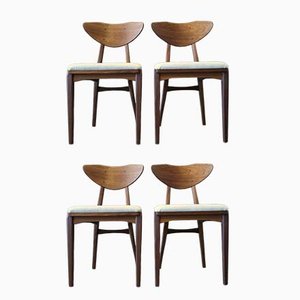 Dining Chairs by Richard Jensen and Kjærulff Rasmussen for Andreas Hansen, Set of 4