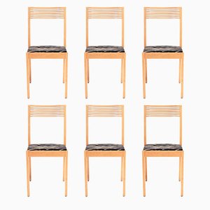 Dutch Zebra Dining Chairs by Castelijn, 1989s, Set of 6