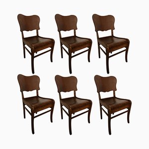 Chaises de Salon, 1950s, Set de 6