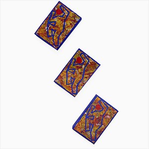 Salvatore Travascio, Instability 2, Acrylic on Wood Panels, 2003, Set of 3