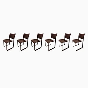 Model Sistina Chairs by Tito Agnoli for Matteo Grassi, Set of 6