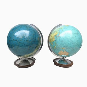 Duo Earth Globus und Sky Globus von Columbus, 2er Set
