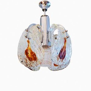 Lámpara de araña de cristal de Murano Mazzega