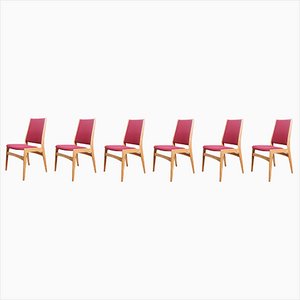 Chaises de Salle à Manger Design en Chêne par Erik Buch, Danemark, Set de 6