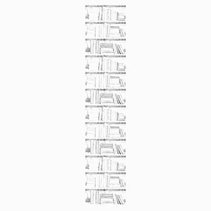 Papel pintado Almost White Photocopy Bookshelf