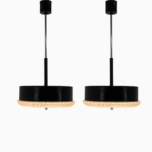 Mid-Century Czechoslovakian Pendants, 1960s, Set of 2