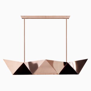 Deriva Copper Hanging Lamp by Alessandro Mendini