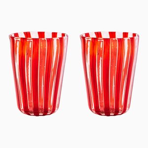 Cocktail Set in Murano Glass by Mariana Iskra, Set of 2