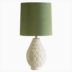 Ceramic Pineapple Table Lamp by Boch Frères Keramis