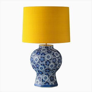 Royal Delft Masterpiece: Lampe de Bureau Peinte à la Main en Édition Limitée