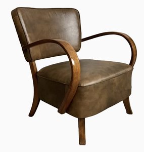 Art Deco H237 Armchair by Jindrich Halabala for Up Závody, 1930s