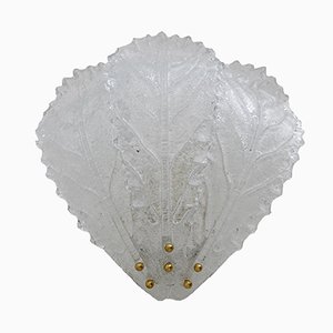 Moderne italienische Mid-Century Wandleuchte aus Muranoglas von Sylcom, 1960er