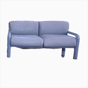 Orsay Lounge Leather Sofa by Gae Aulenti for Knoll International, Italy, 1970s